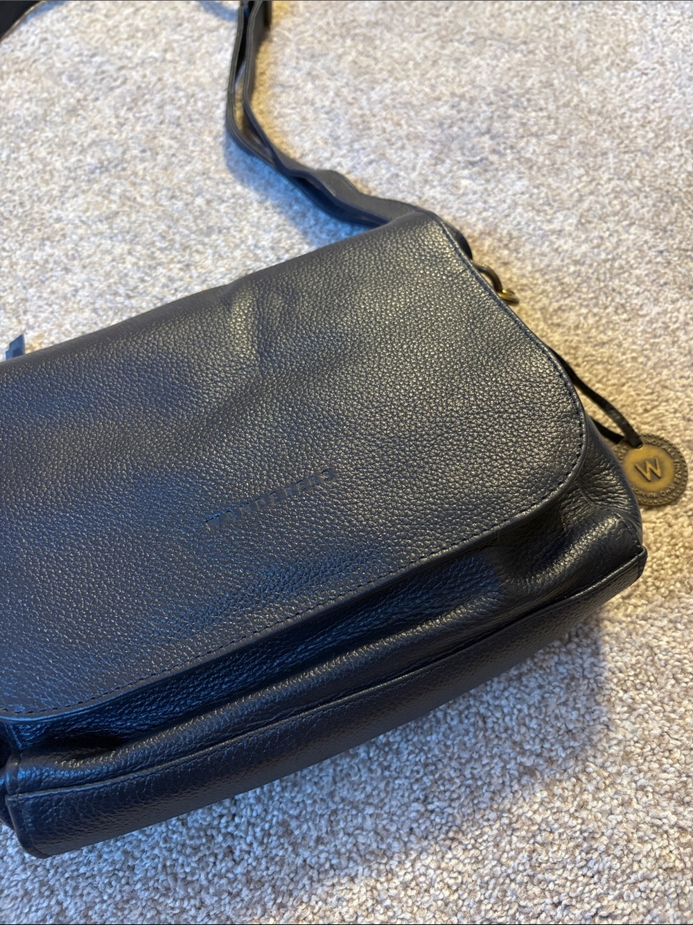 Wanderers Travel Co Leather Crossbody Bag with Wristlet strap & bonus coin purse